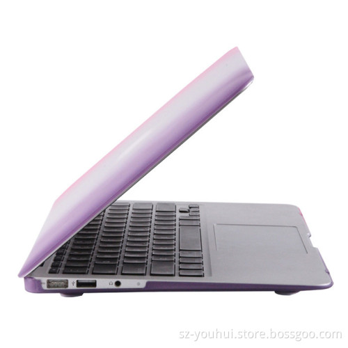 New&Hot rainbow spray color hard case for Macbook 11.6" air case with free gift case cover
